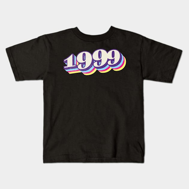 1999 Birthday Year Kids T-Shirt by Vin Zzep